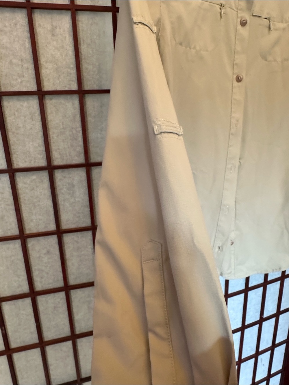 REI Light Beige Utility Button-Front Jacket - Picture 6 of 9
